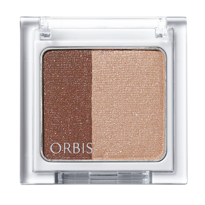 ▲ORBIS 好睛采雙色眼影 ＃肉桂冰可可 NT$350。（圖／ORBIS）