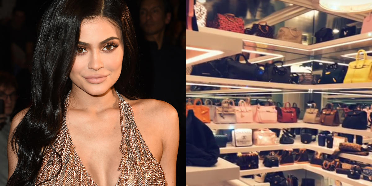 Kylie Jenner Shows Off Kris Jenner's Closet Full Of Birkin Bags 