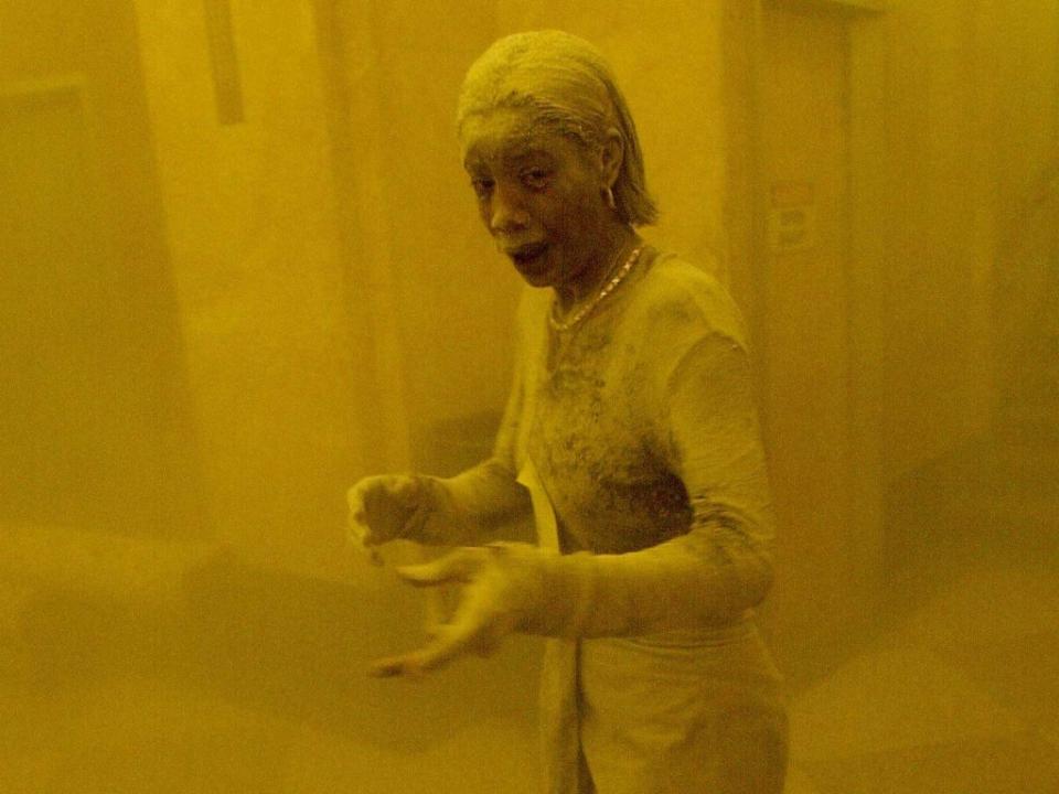 Ms Borders died of cancer that she believed may have been caused by the dust she was covered in on 9/11
