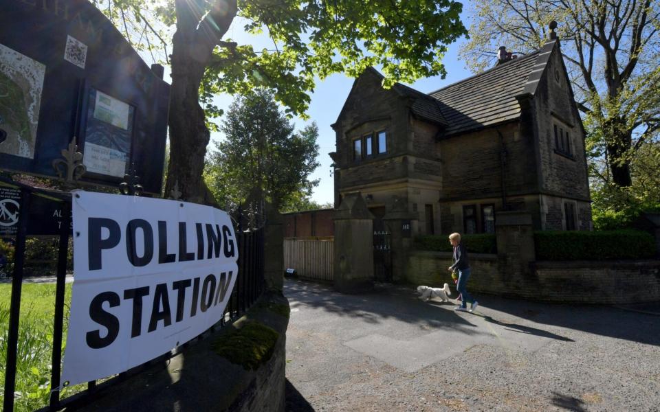 A polling station in Stalybridge - Credit: Anthony Devlin/Getty Images Europe