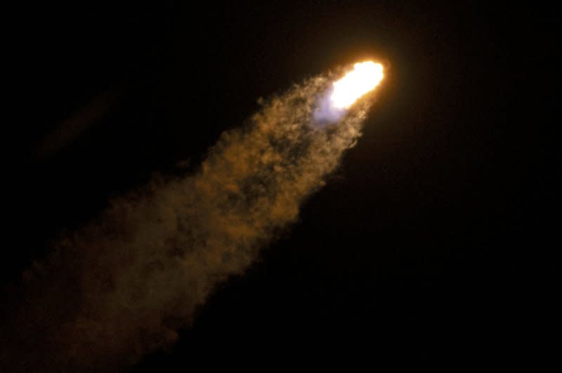 Tuesday's launch (pictured) came less than a week after SpaceX successfully sent another 22 Starlink satellites into orbit from the same launch pad. Photo by Joe Marino/UPI