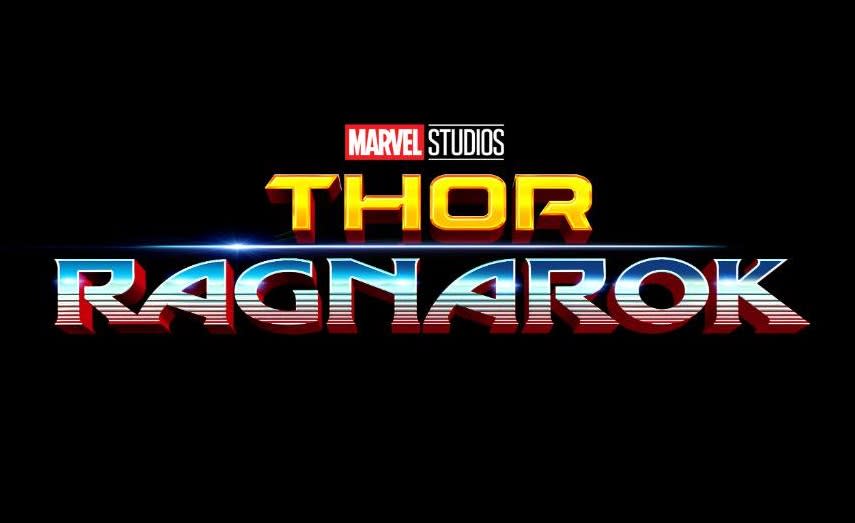 Thor: Ragnarok's very 80s-esque logo (credit: Marvel Studios)