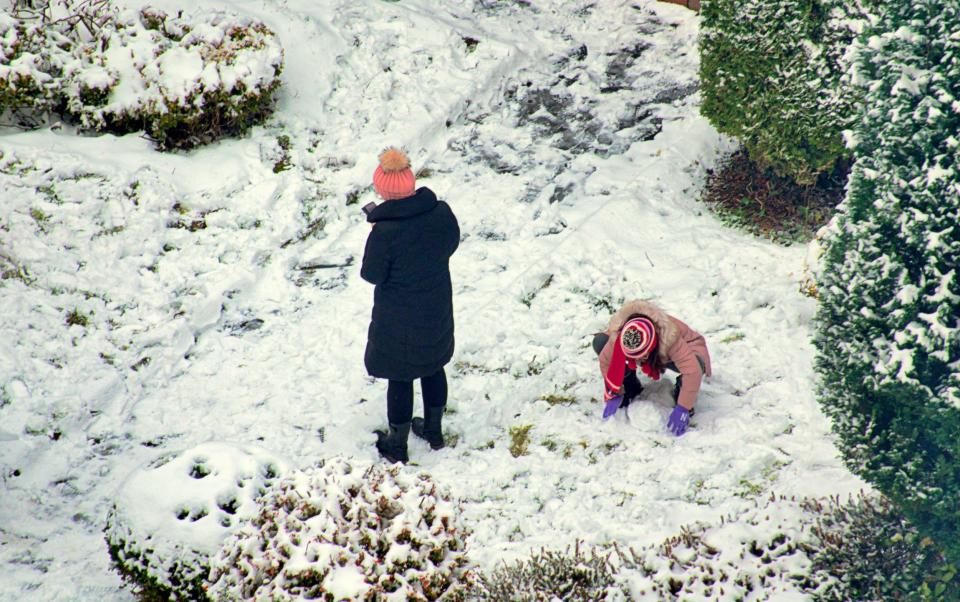 Glasgow was hit by heavier than forecast snow overnight