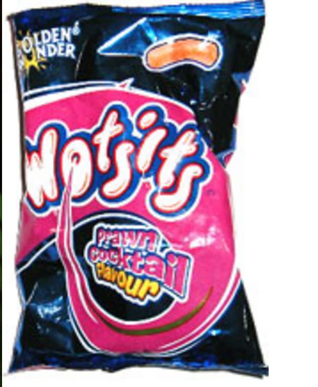 Prawn cocktail Wotsits.