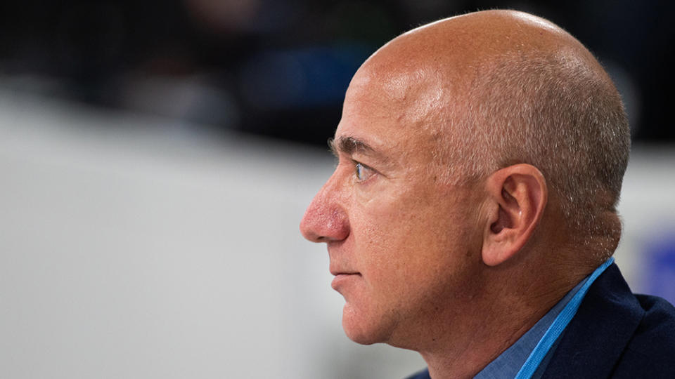 Jeff Bezos lost about  million in the first six months of the year. - Credit: Associated Press