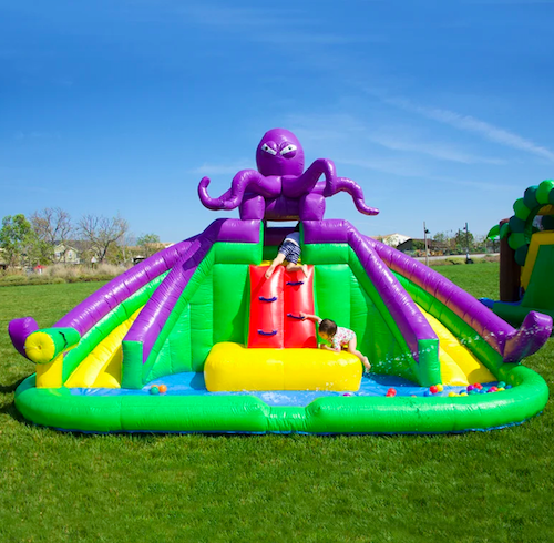 JumpOrange Inflatable Octopus Water Slide