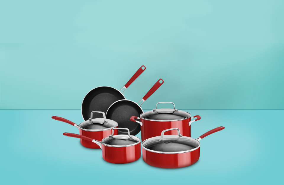 This 12-Piece Nonstick Cookware Set Is Under $90, and It's Amazing