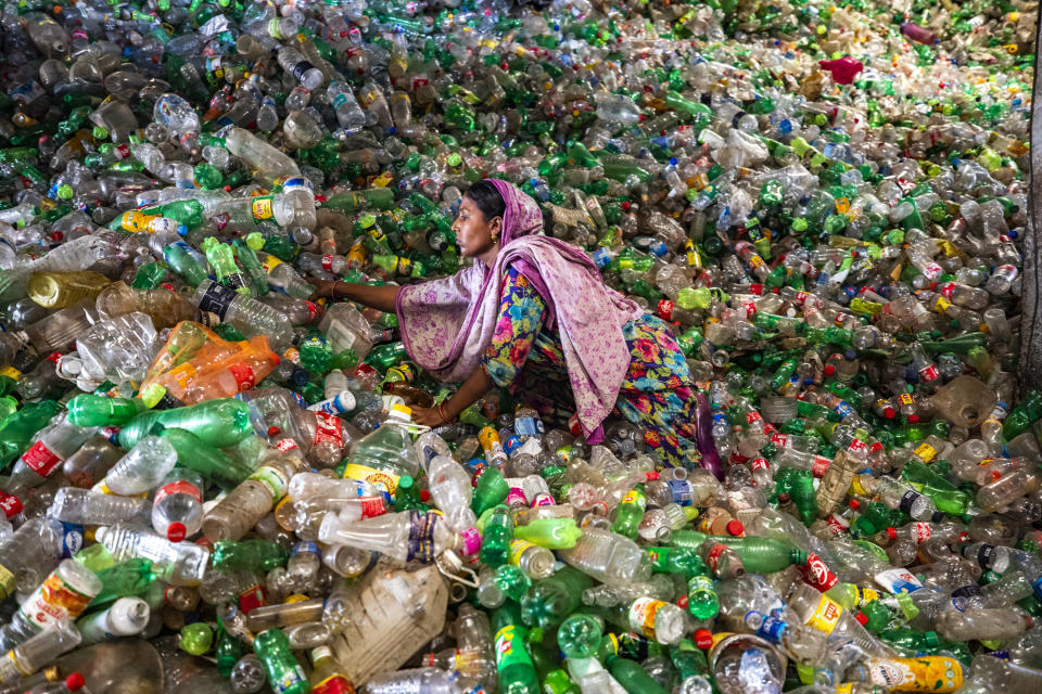 Recycling plastic bottles has become a growing business over the last couple of years, representing a challenge and big new opportunity. Source: Getty