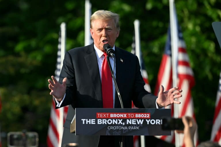 Donald Trump, à New York, le 23 mai 2024 (Jim WATSON)