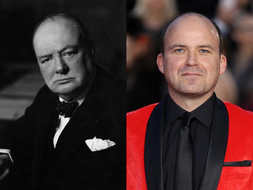 Winston Churchill and Rory Kinnear.