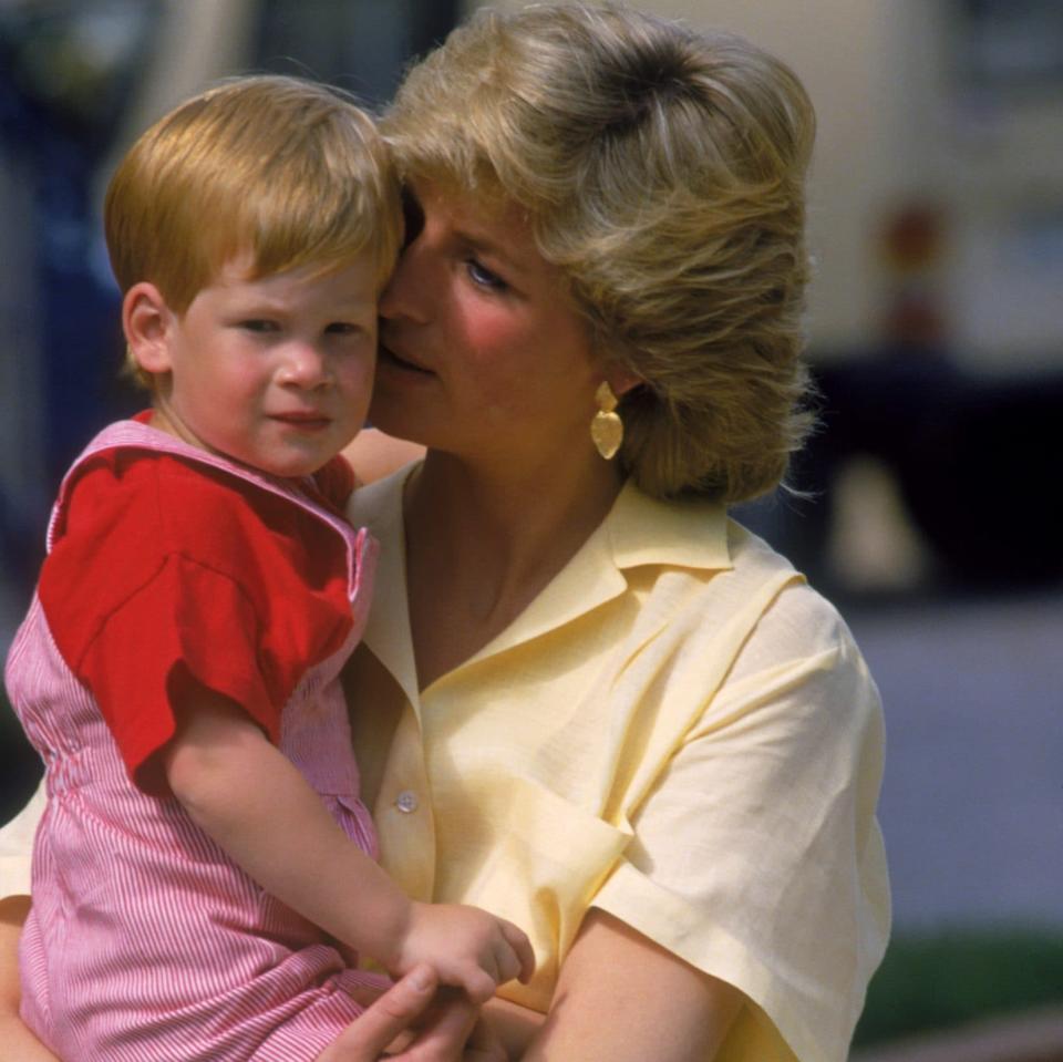 Prince Harry and Princess Diana - Princess Diana Archive/ Hulton Royals Collection