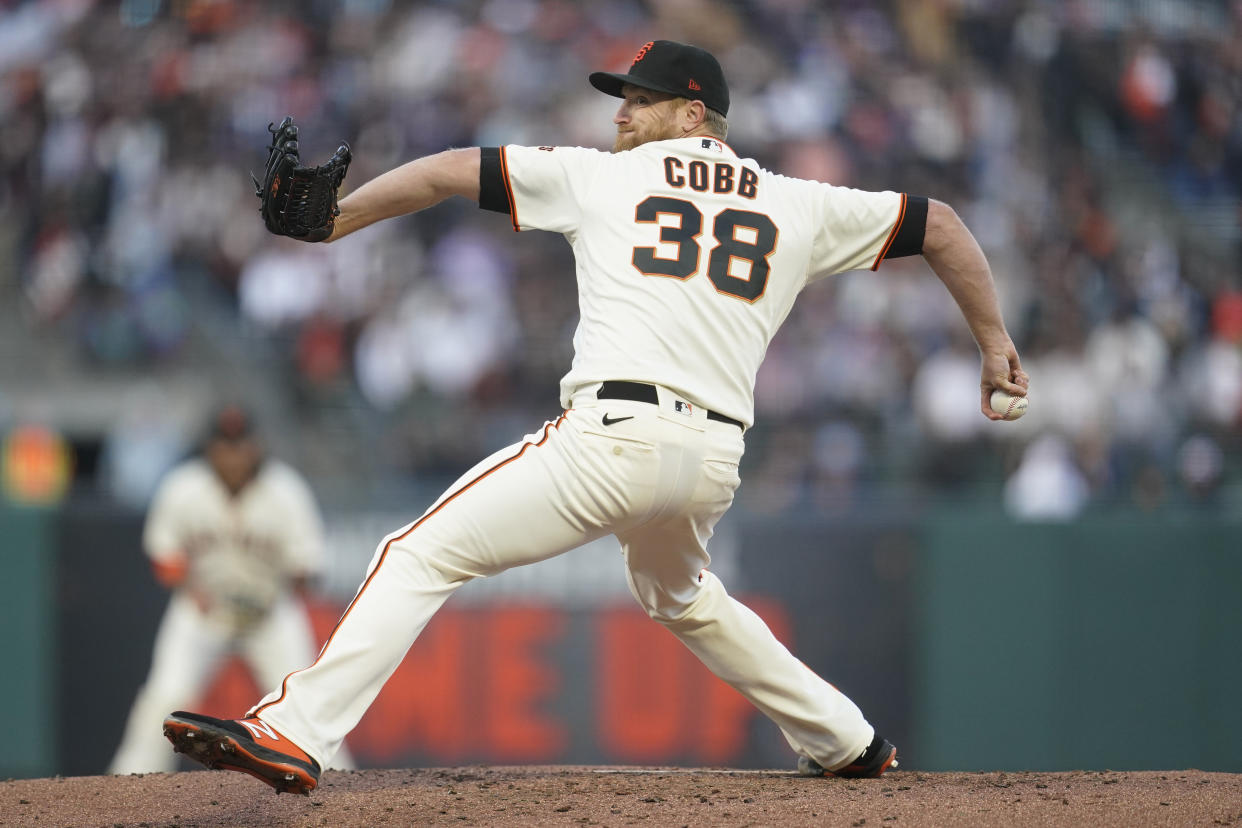 San Francisco Giants' Alex Cobb has fantasy value