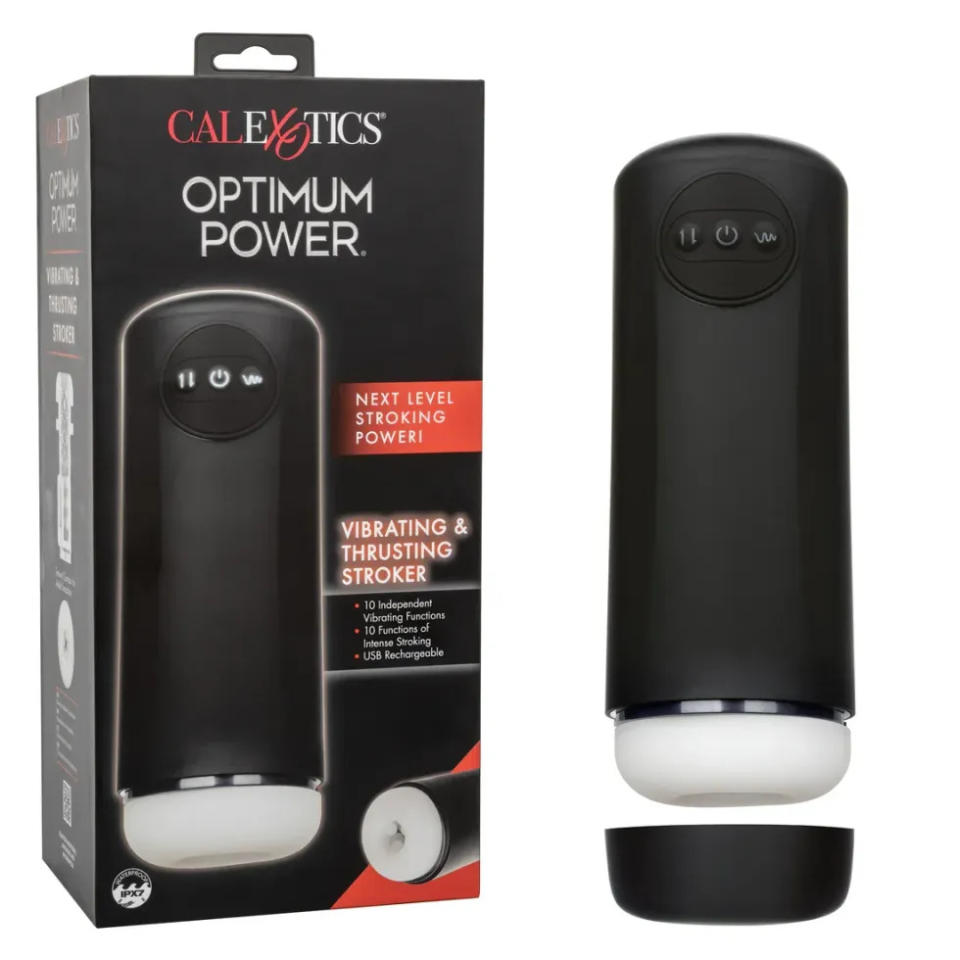 CALEXOTICS - OPTIMUM POWER VIBRATING AND THRUSTING STROKER