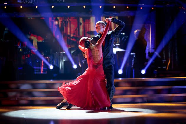 Robert Webb and Dianne Buswell performing earlier this month (Photo: BBC/Guy Levy)