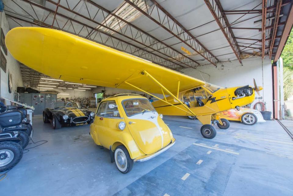 Shaw said he’s in it to provide an experience, so he takes guests on segway tours, to the shooting range, or out on his airplanes. Photo credit: Airbnb.