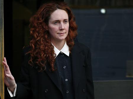 Former News International chief executive Rebekah Brooks leaves the Old Bailey courthouse in London March 12, 2014. REUTERS/Andrew Winning