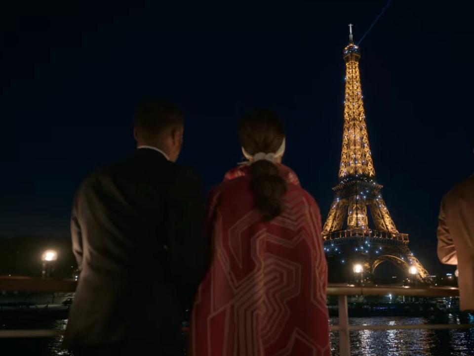 The Eiffel Tower featured in episode 5 of "Emily in Paris" season 2.