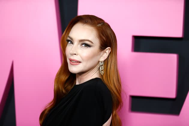 Lindsay Lohan at the premiere of Mean Girls last week