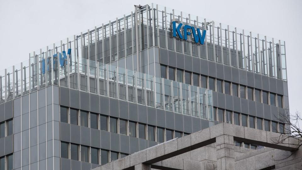 Die Zentrale der Förderbank KfW in Frankfurt am Main.