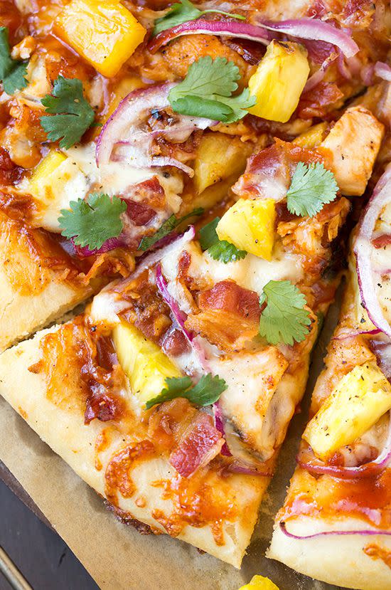 Hawaiian BBQ Chicken Pizza