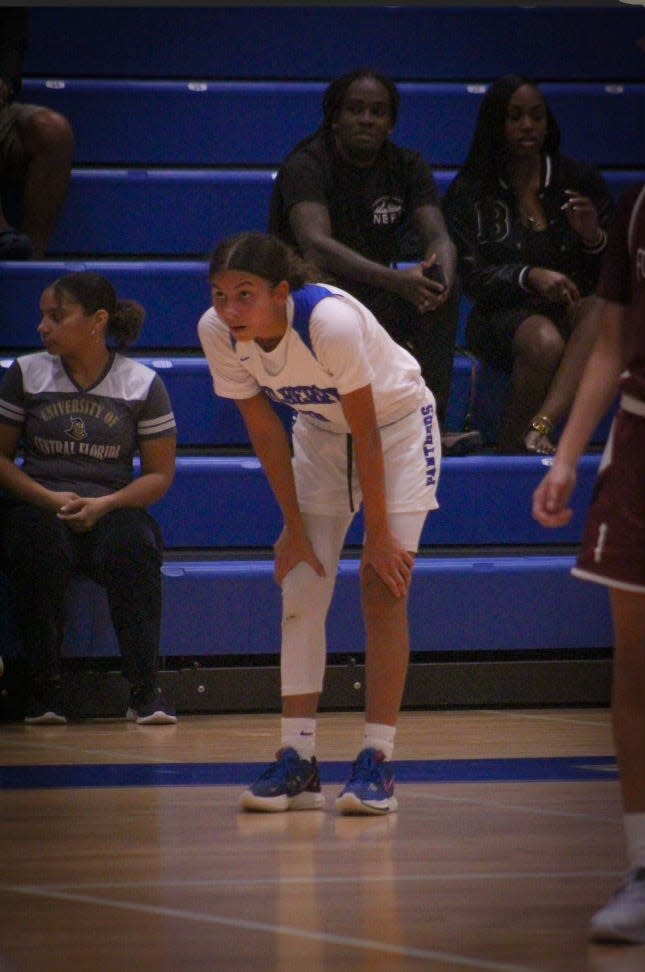 Mulberry High School basketball player Lorianys Castanon Cruz, pictured here, led the county in scoring last season thanks to averaging 30 a game. She has big goals in store for this season.