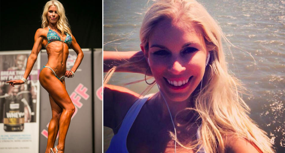 The 39-year-old bodybuilder had previously been given the all clear from pelvic cancer before tumours in her neck, back, liver and stomach were found. Source: Facebook/Gemma Sisson