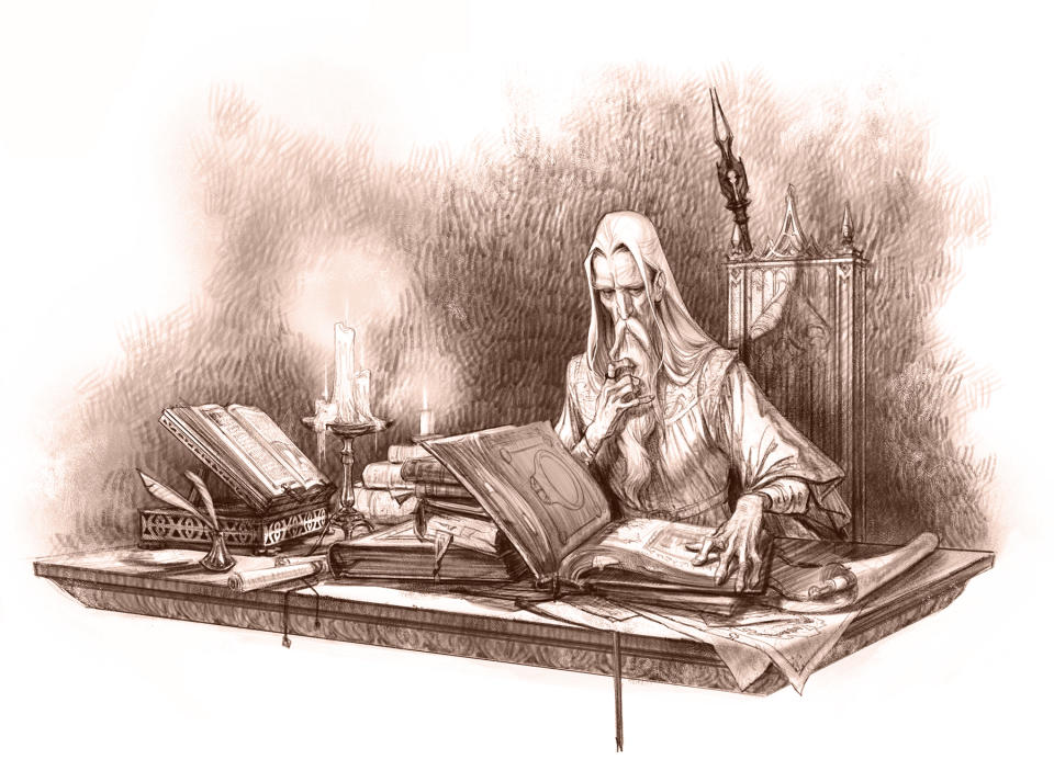 Interior illustrations from Morai - Through the Doors of Durin