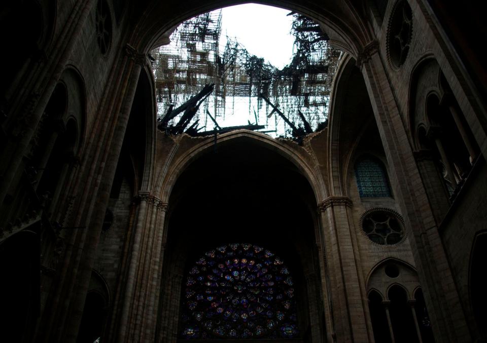 notre dame after fire