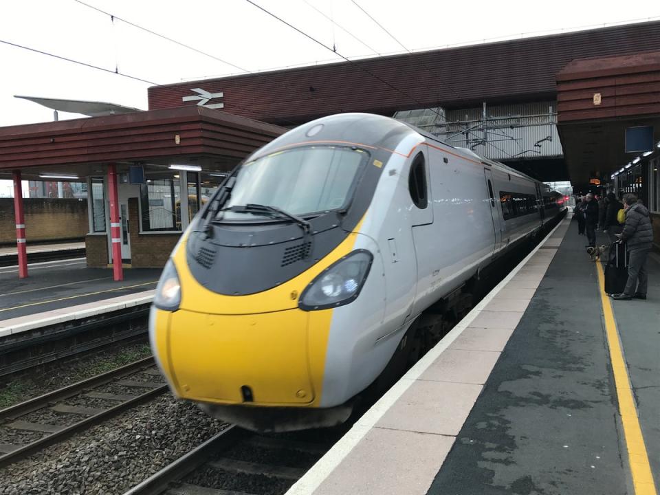 An Avanti West Coast train at Birmingham International Station (Martin Keena/PA) (PA Archive)