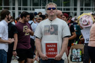 <p>A large crowd of people gathers ahead of the Boston Free Speech Rally in Boston, Mass., Aug. 19, 2017. (Photo: Stephanie Keith/Reuters) </p>