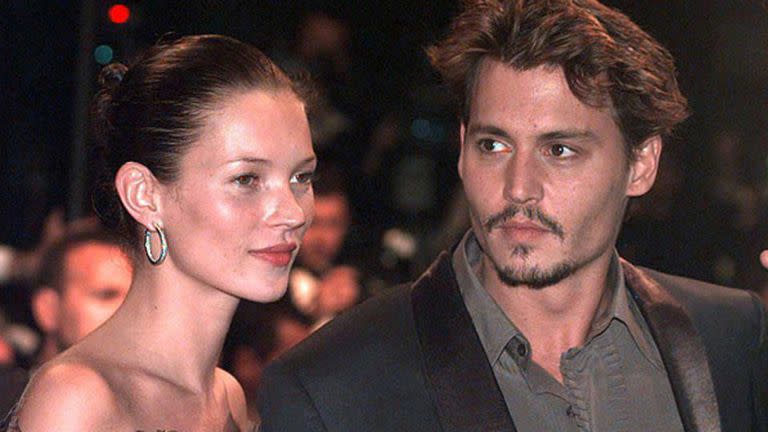 Kate Moss y Johnny Depp