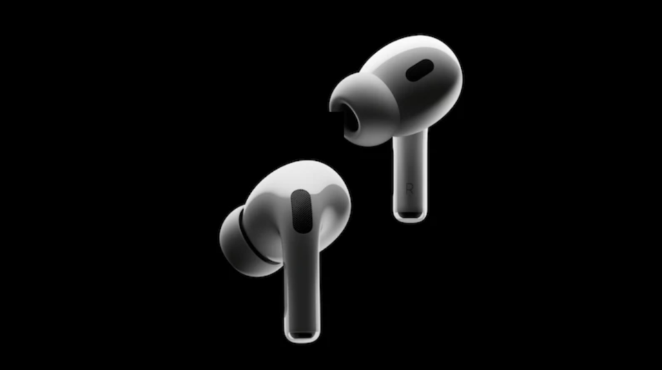 根據蘋果官方網站，新一代AirPods Pro的「適應性音訊」是一大賣點。 (來源：Apple.com)