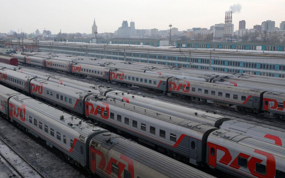 Russian Railways debt default bond Moscow sanctions war Ukraine - REUTERS/Maxim Shemetov/File Photo