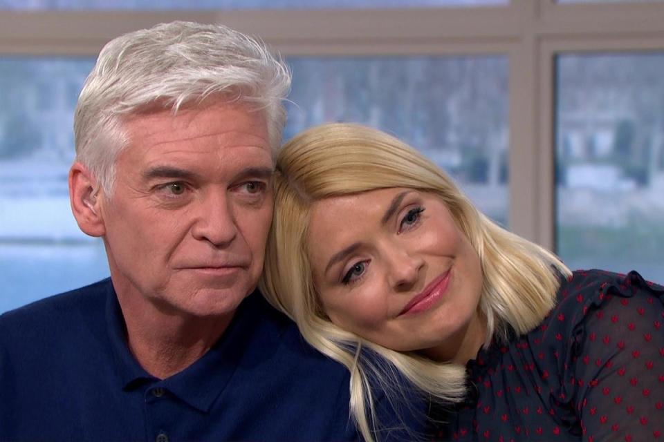 Schofield, who has also unfollowed Willoughby online, has been supported by his daughters (ITV)