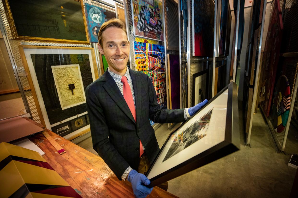 H. Alexander Rich, executive director and chief curator of the Polk Museum of Art, has been immersed in the art world since he was a young child. He says his job in Lakeland is "all of my dream jobs put together in one."