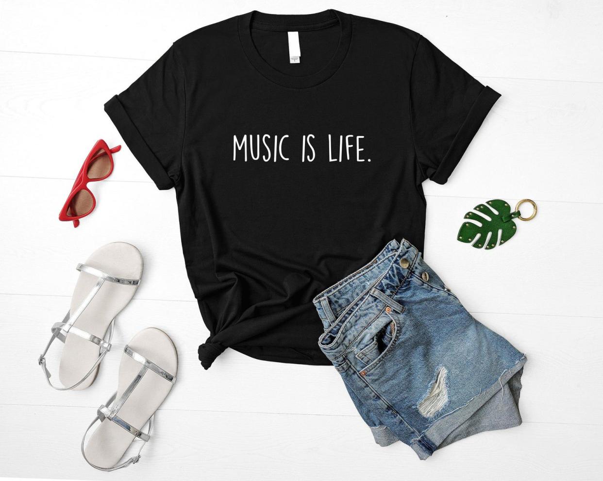 'Music is Life' Tee