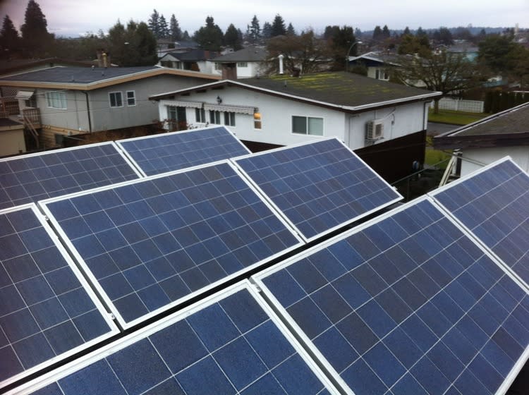 E. 57th Avenue and Vivian Street solar-powered lane house in Vancouver, B.C.