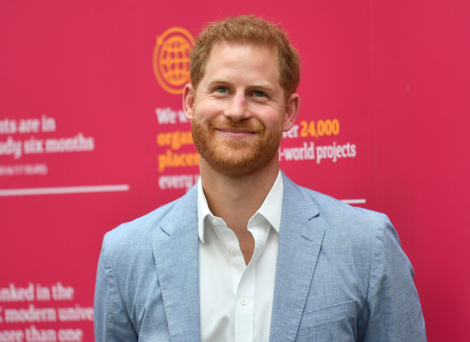 SHEFFIELD, ENGLAND - JULY 25: Prince Harry, Duke of Sussex during a visit to Sheffield Hallam University, to learn about their commitment to applied learning in teaching and research, on July 25, 2019 in Sheffield, England. (Photo by Jacob King - WPA Pool/Getty Images)