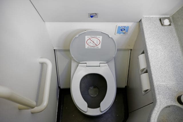 Airplane Bathroom Toilet