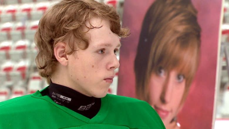 Newfoundlander saved by Calgary girl's heart joins hockey fundraiser to mark late teen's legacy