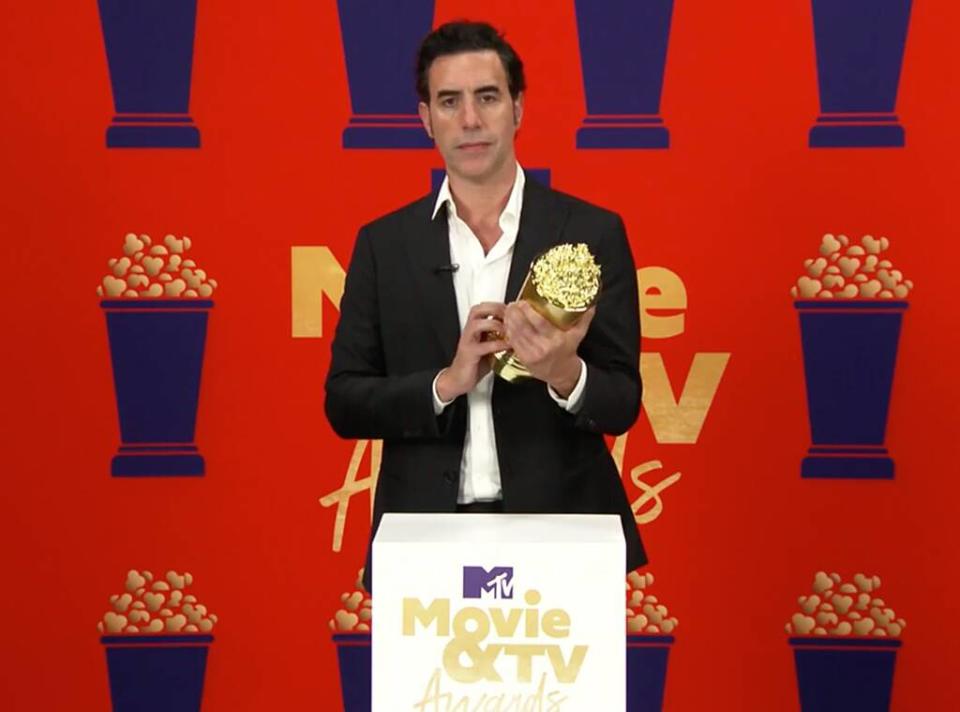 Sacha Baron Cohen, 2021 MTV Movie and TV Awards, Show, Winners