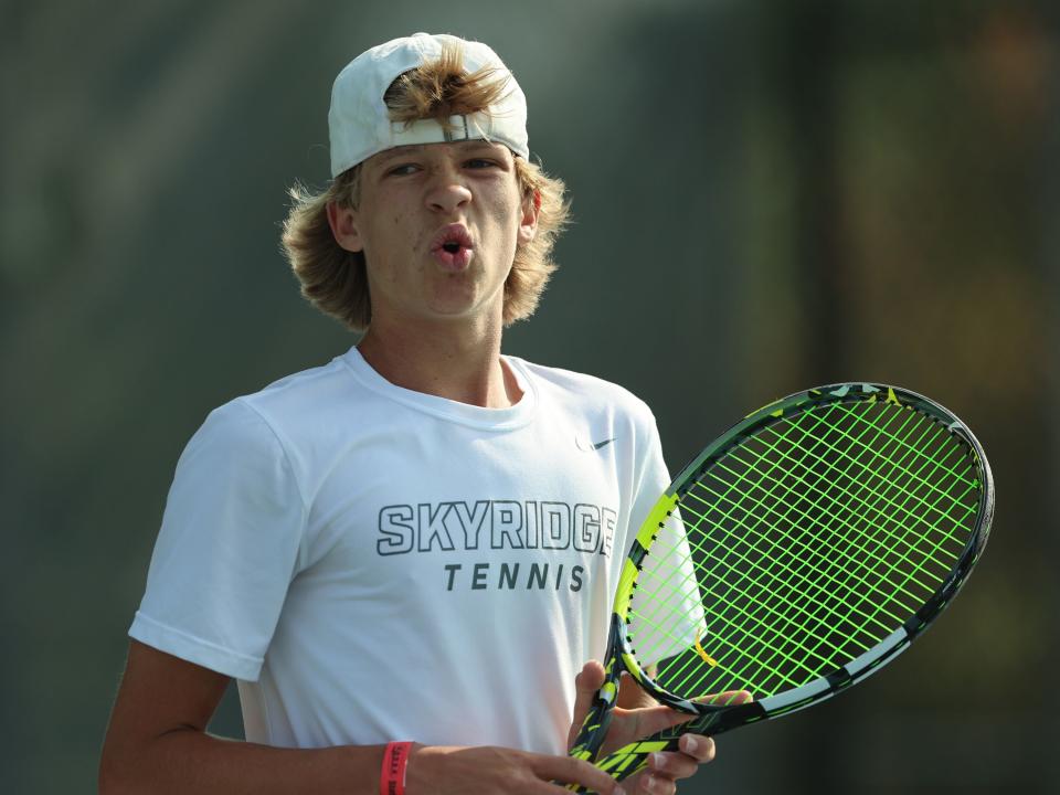 High school 6A boys state tennis at Liberty Park Tennis in Salt Lake City on Saturday, May 20, 2023. | Scott G Winterton, Deseret News