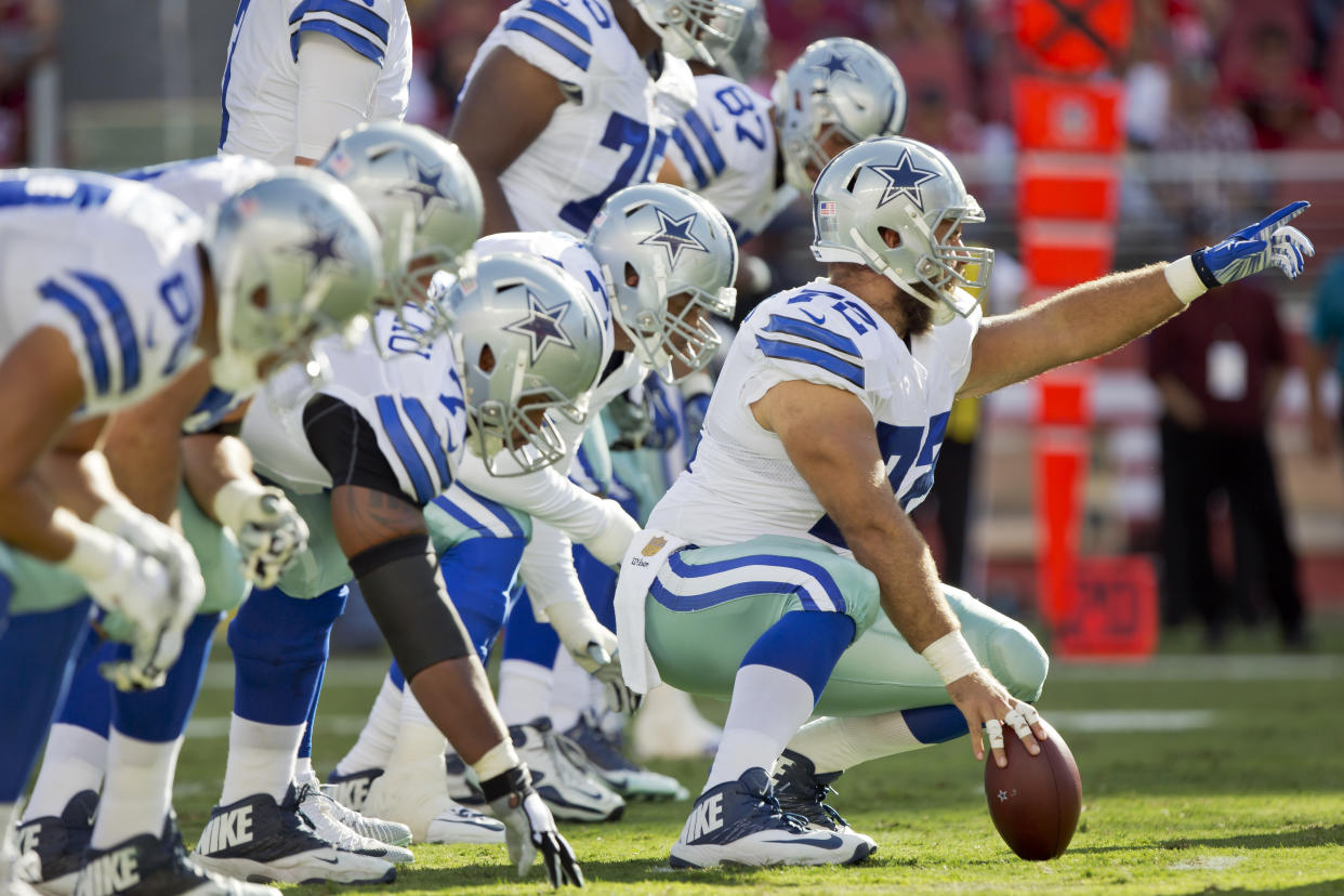 Dallas Cowboys offensive line Ketchup