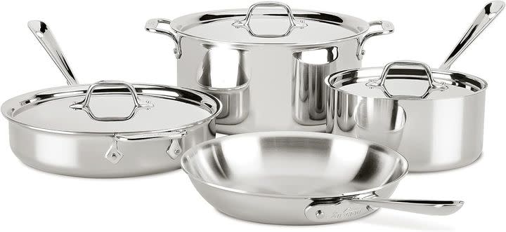 $100 off an investment-worthy oven-safe, tri-ply stainless steel All-Clad cookware