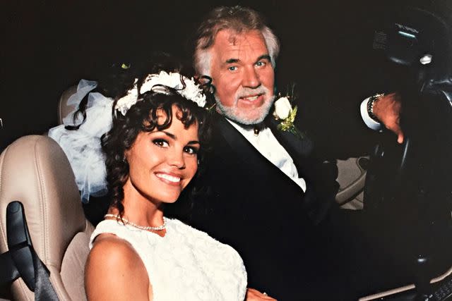 <p>Courtesy of Wanda Rogers</p> Kenny Rogers and Wanda Rogers on their wedding day in 1997.