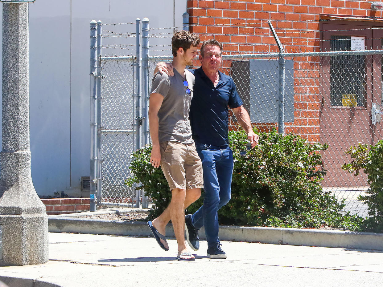 Dennis Quaid and Son Jack Quaid Look Like Twins During Rare Public Outing