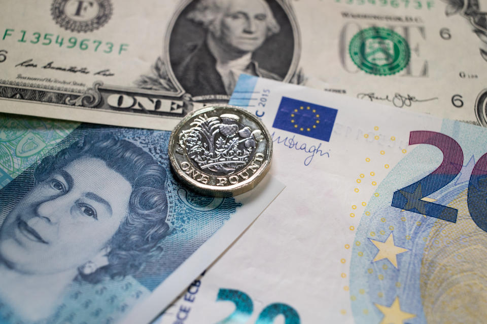 The pound has suffered a battering against the dollar and euro since the Brexit referendum (Matt Cardy/Getty Images)