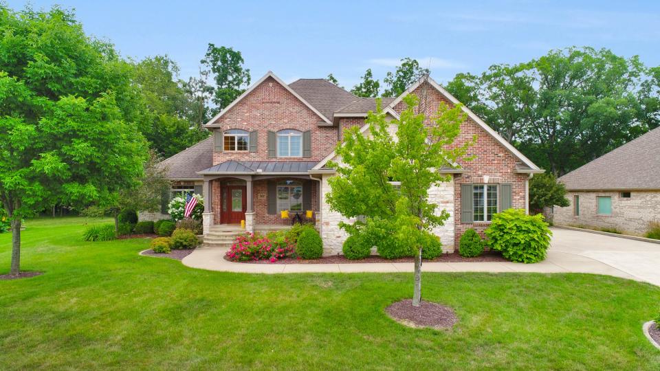 This five bed, 3 1/2 bath home on a 1.3 acre lot at 301 Brookstone Dr., East Peoria, is the city's fourth  most expensive home currently for sale.