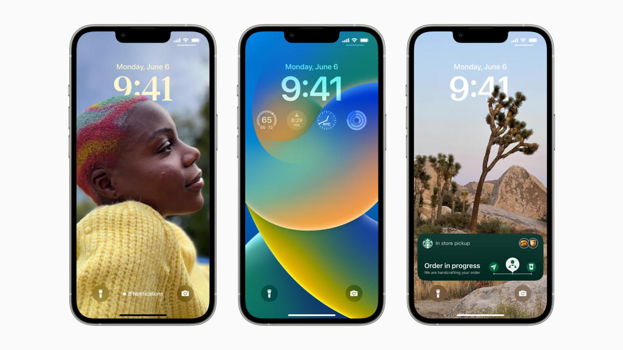 Apple is finally giving users the ability to customize its long-stagnant lock screen. (Image: Apple)