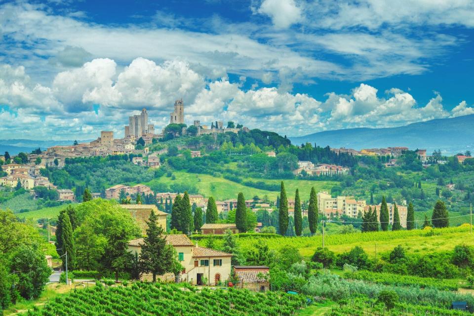 San Gimignano in Tuscany.